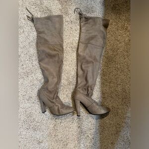 Steve Madden over the knee heeled boots
